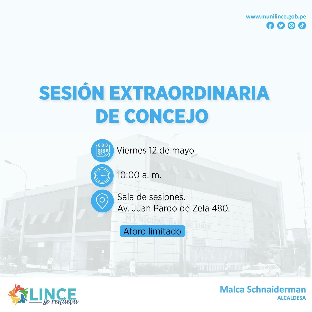 Sesión extraordinaria de concejo