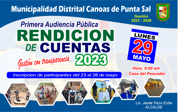 Primera Audiencia Pública Rendición de Cuentas 2023