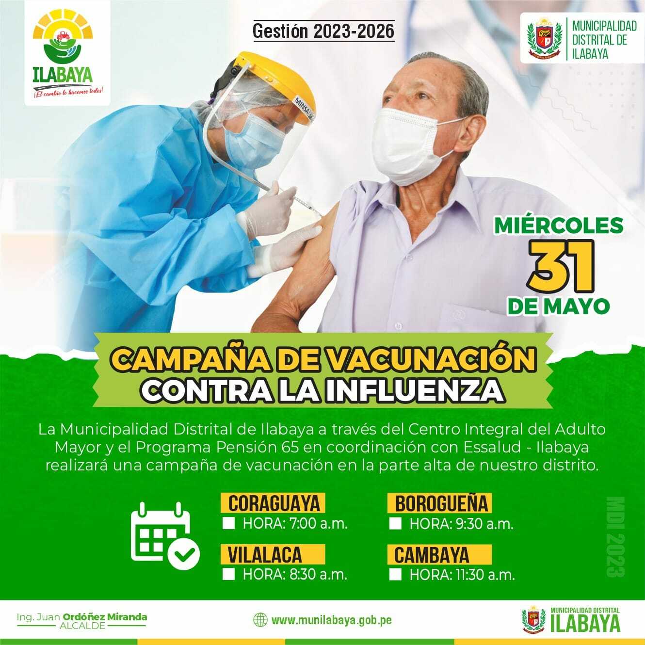 Campaña de Vacunación contra la influenza