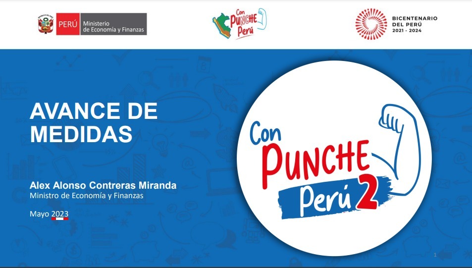 Avance de medidas del Plan Con Punche Perú 2