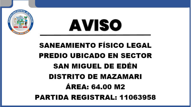 AVISO I