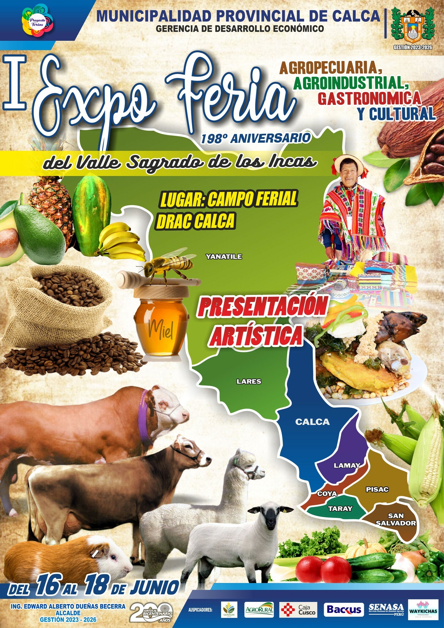 ๐ฐ๐ด๐ ๐ขI expo feria Provincial agropecuaria, artesanal, agro industrial, gastronรณmica y cultural Valle Sagrado de los Incas Calca 2023๐ฅ๐ฐ๐ฅ๐ฅ๐ฝ