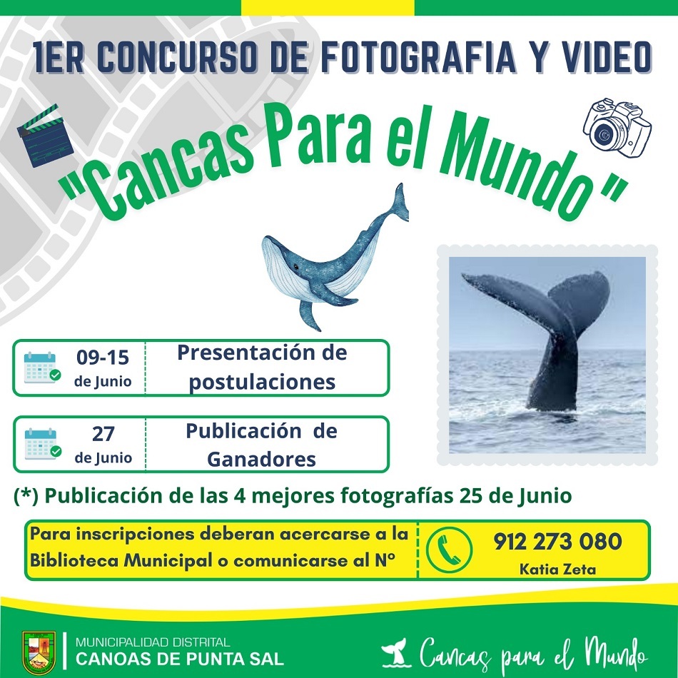 Primer Concurso de Fotografía y video "Cancas Para el Mundo"