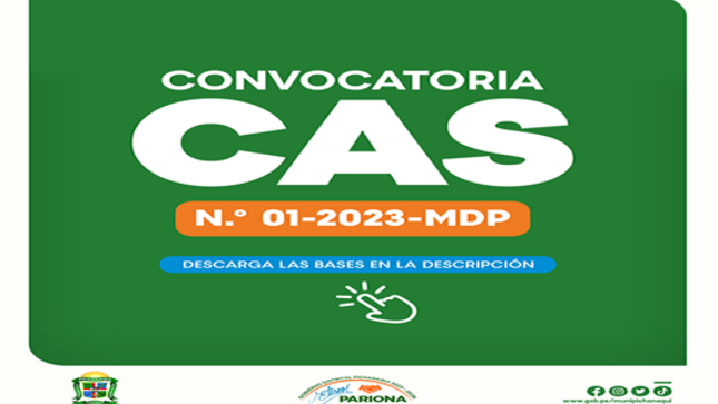 CONCURSO CAS I-2023-MDP
