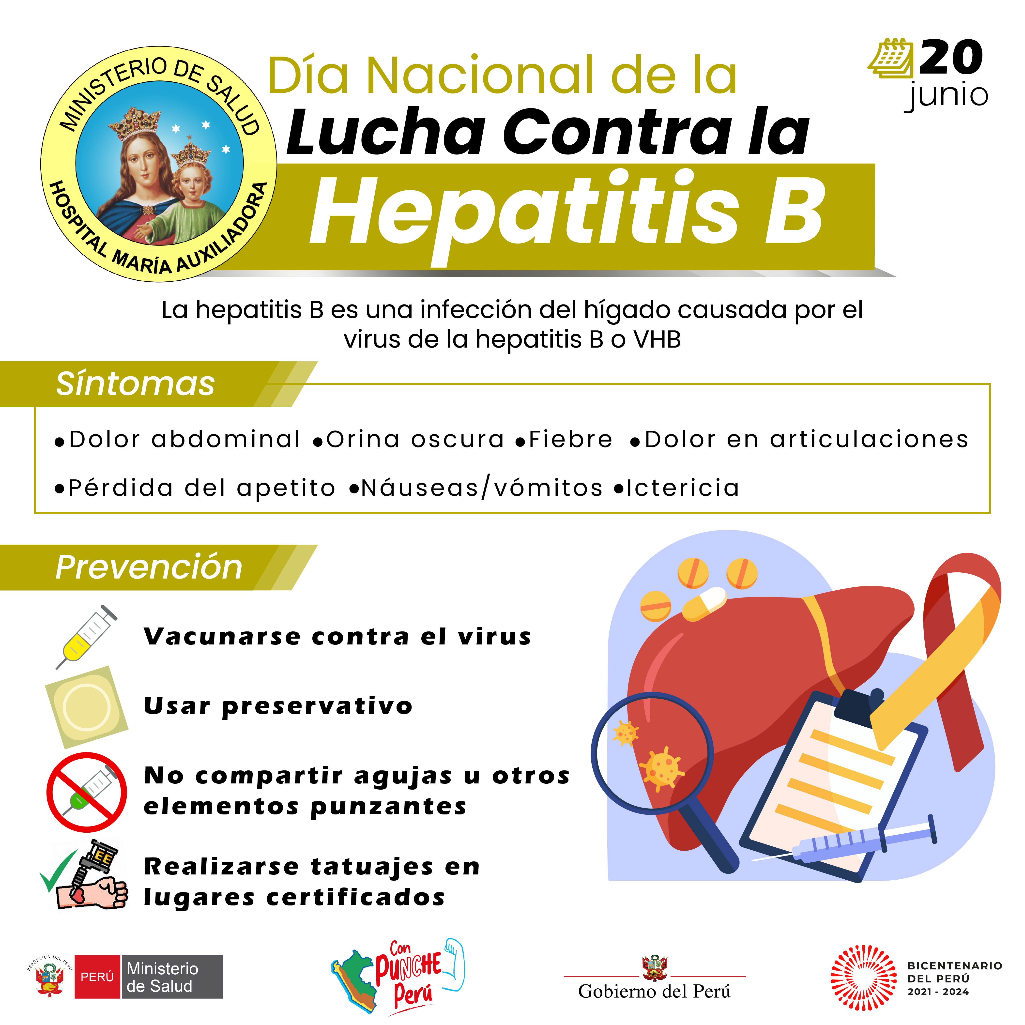 “Día nacional de la lucha contra la hepatitis B”