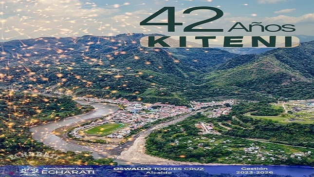 Feliz 42º Aniversario Centro Poblado De Kiteni