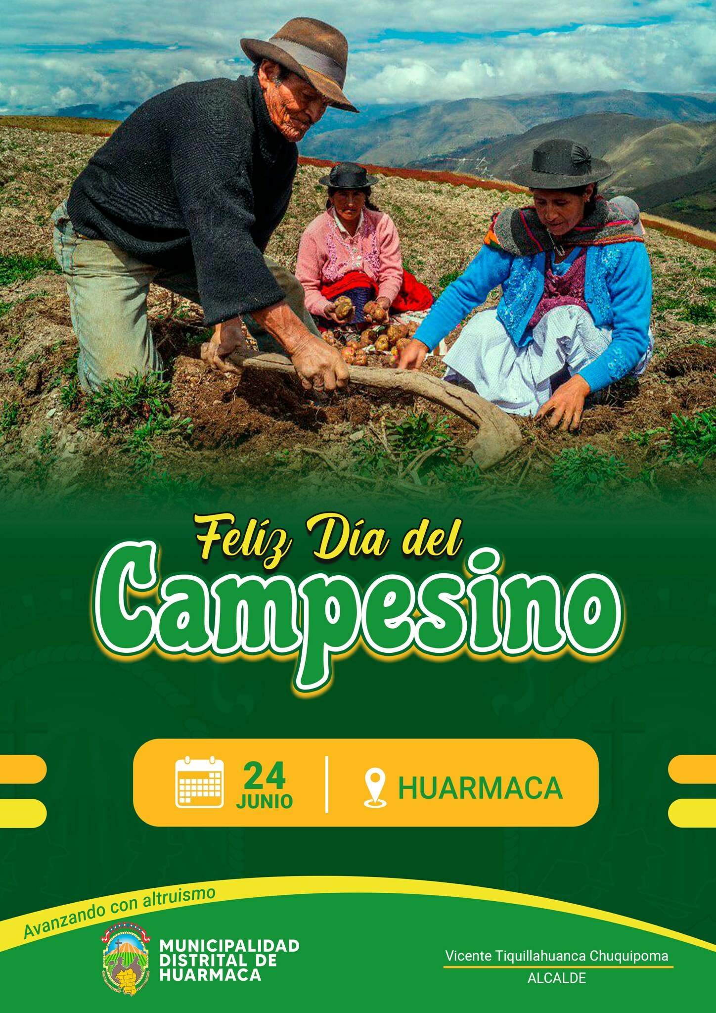 FELIZ DÍA DEL CAMPESINO HUARMAQUINO