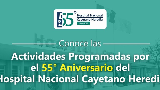 Afiche promocional - Actividades por el 55 aniversario
