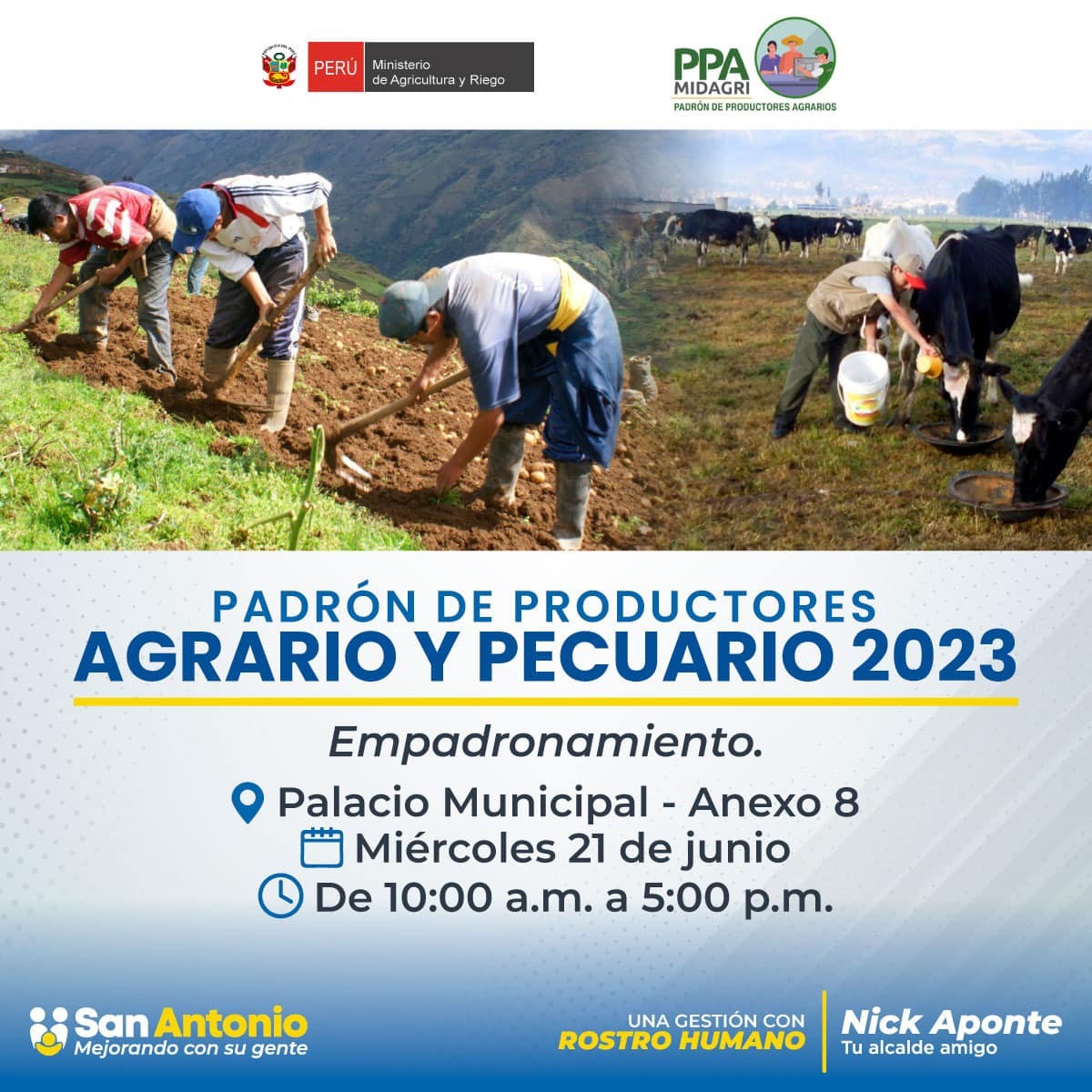 Padrón productores agrarios.