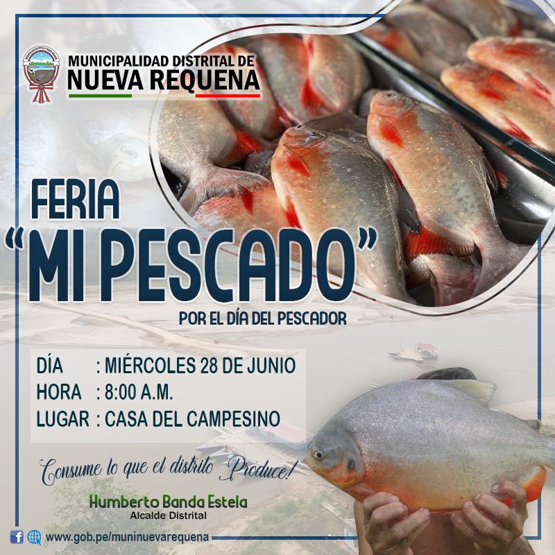 Flyer de la Feria Mi Pescado