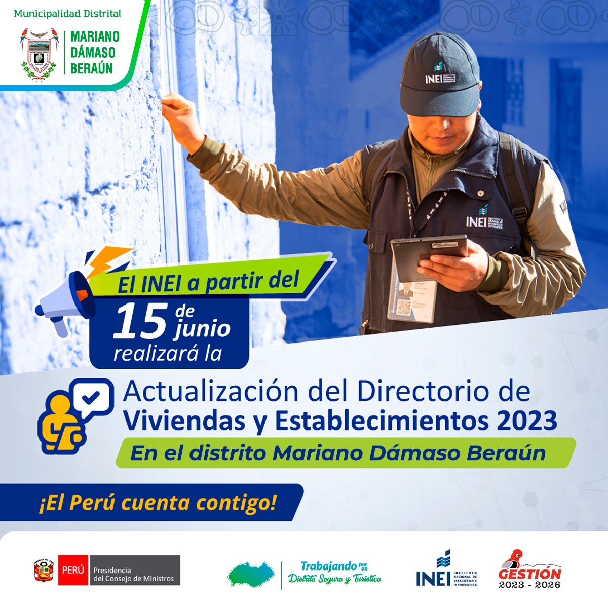 Actualización del directorio de viviendas y establecimientos 2023