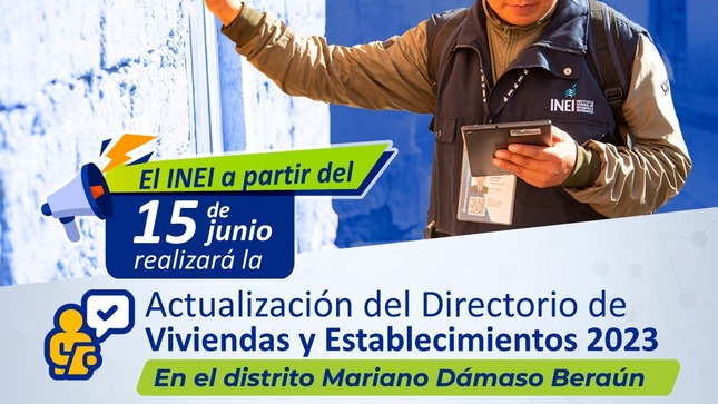 Actualización del directorio de viviendas y establecimientos 2023