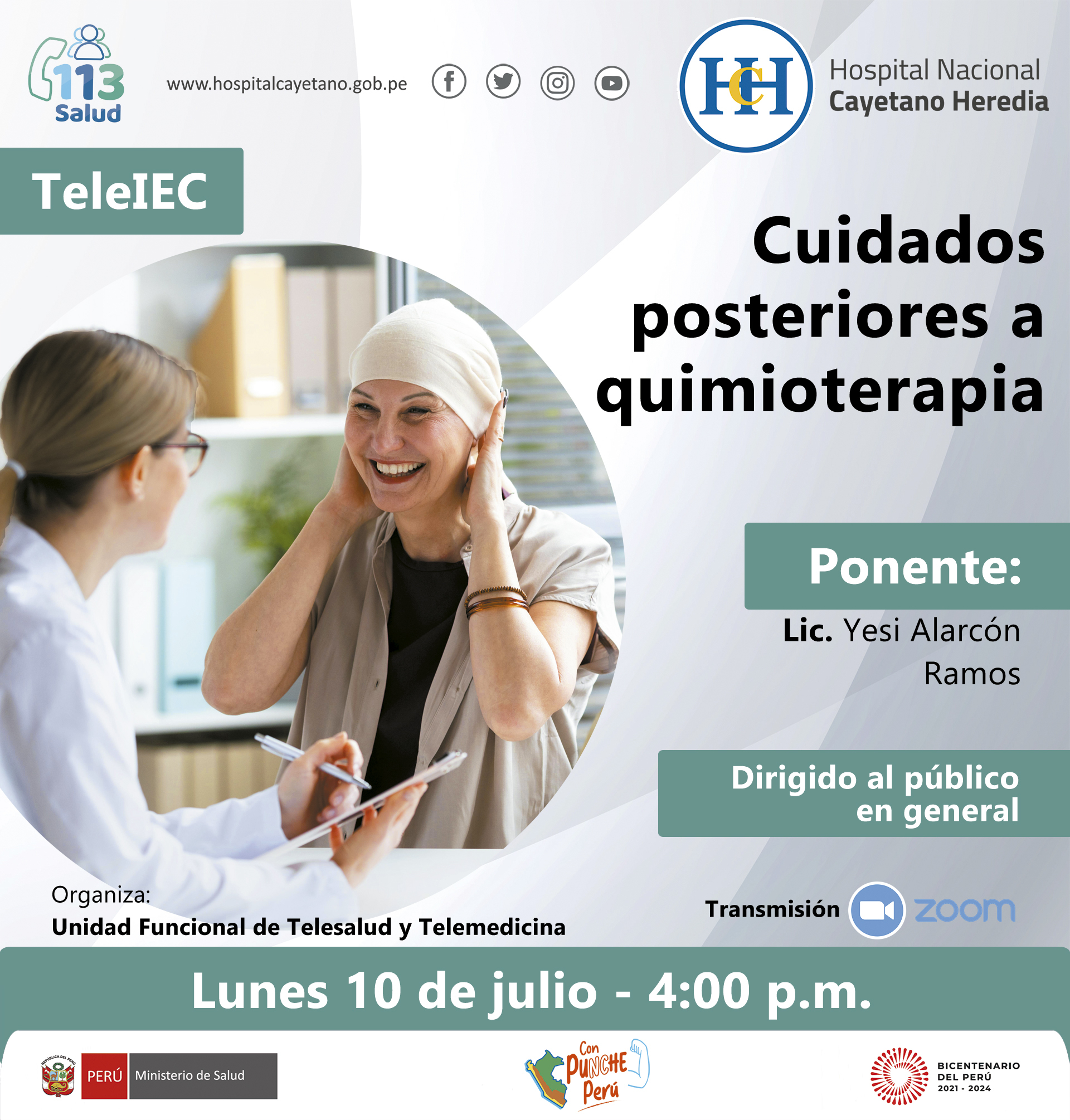 Cuidados posteriores a quimioterapia