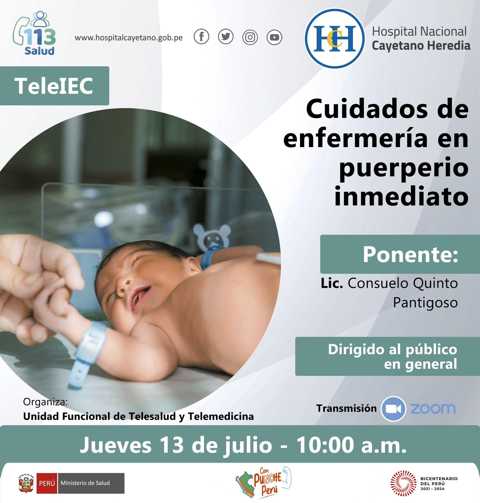 Cuidados de enfermería en puerperio inmediato