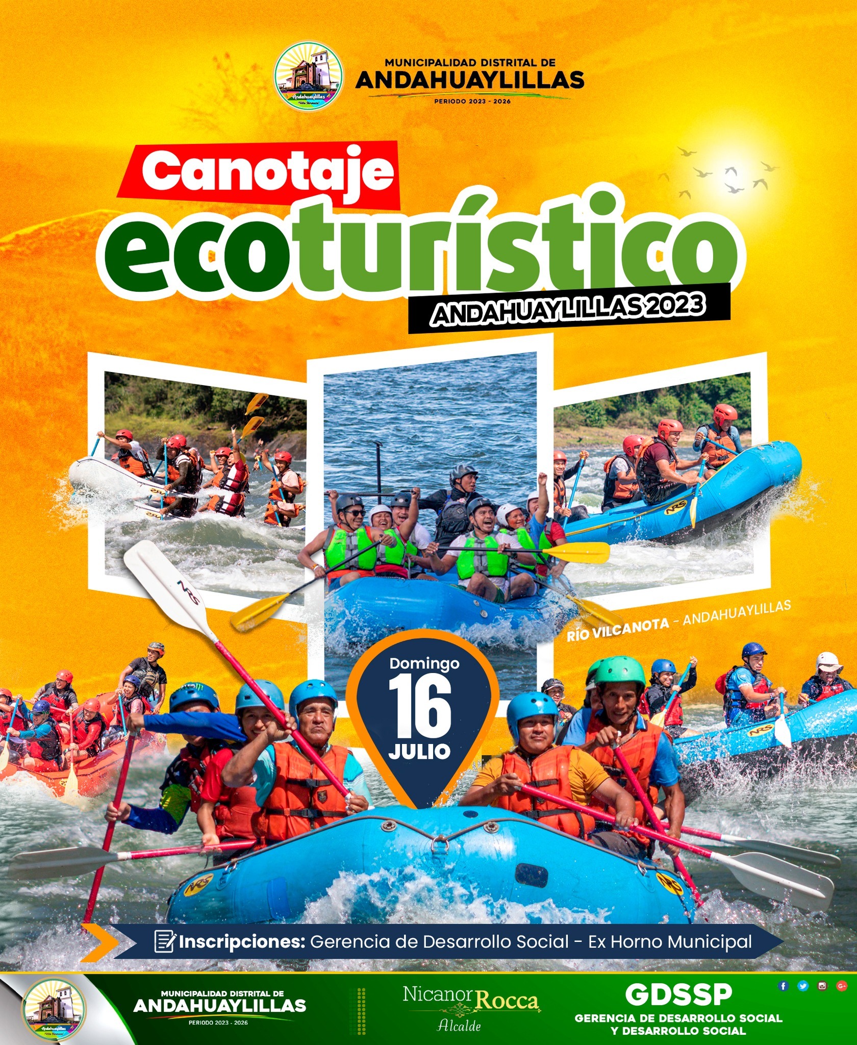 Canotaje Ecoturismo Andahuaylillas 2023