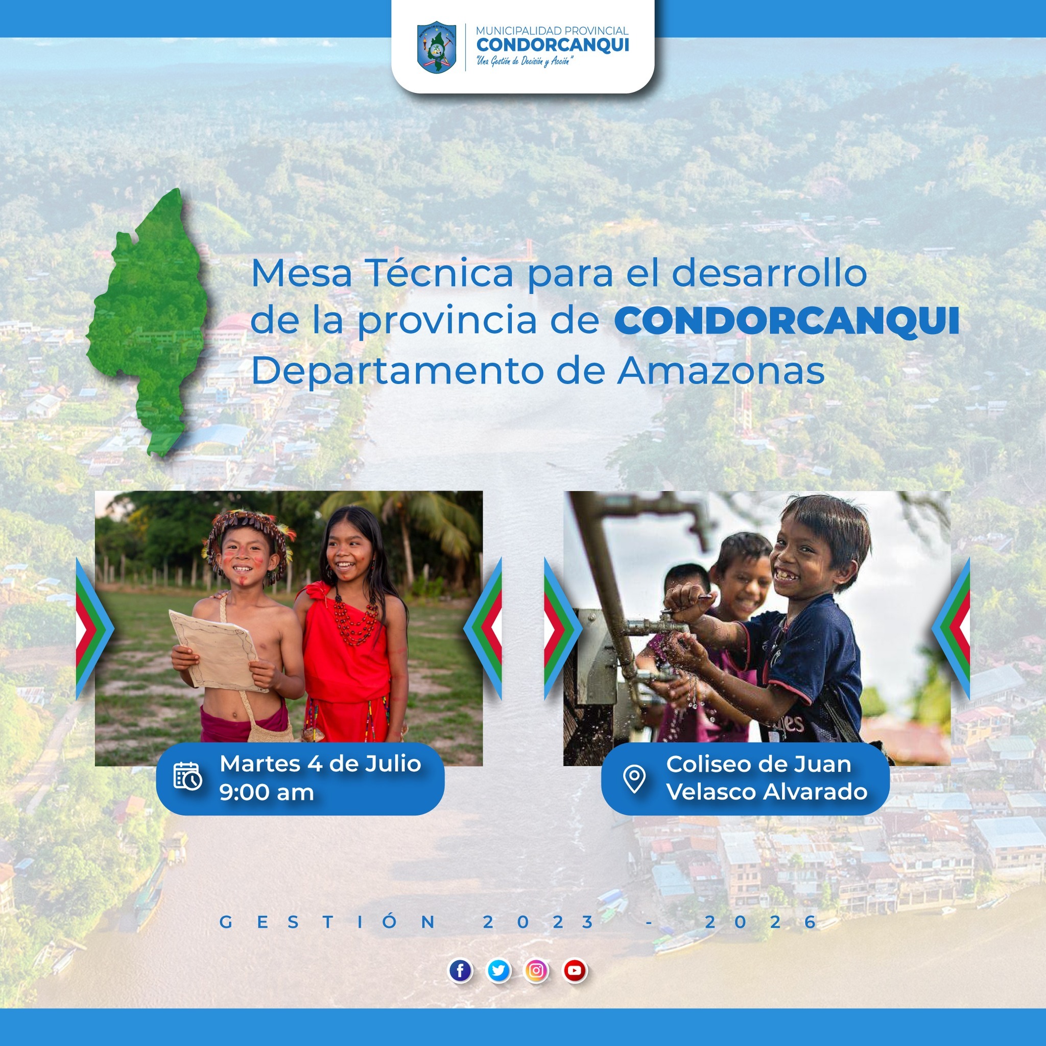 mesa técnica para el desarrollo de la provincia de Condorcanqui