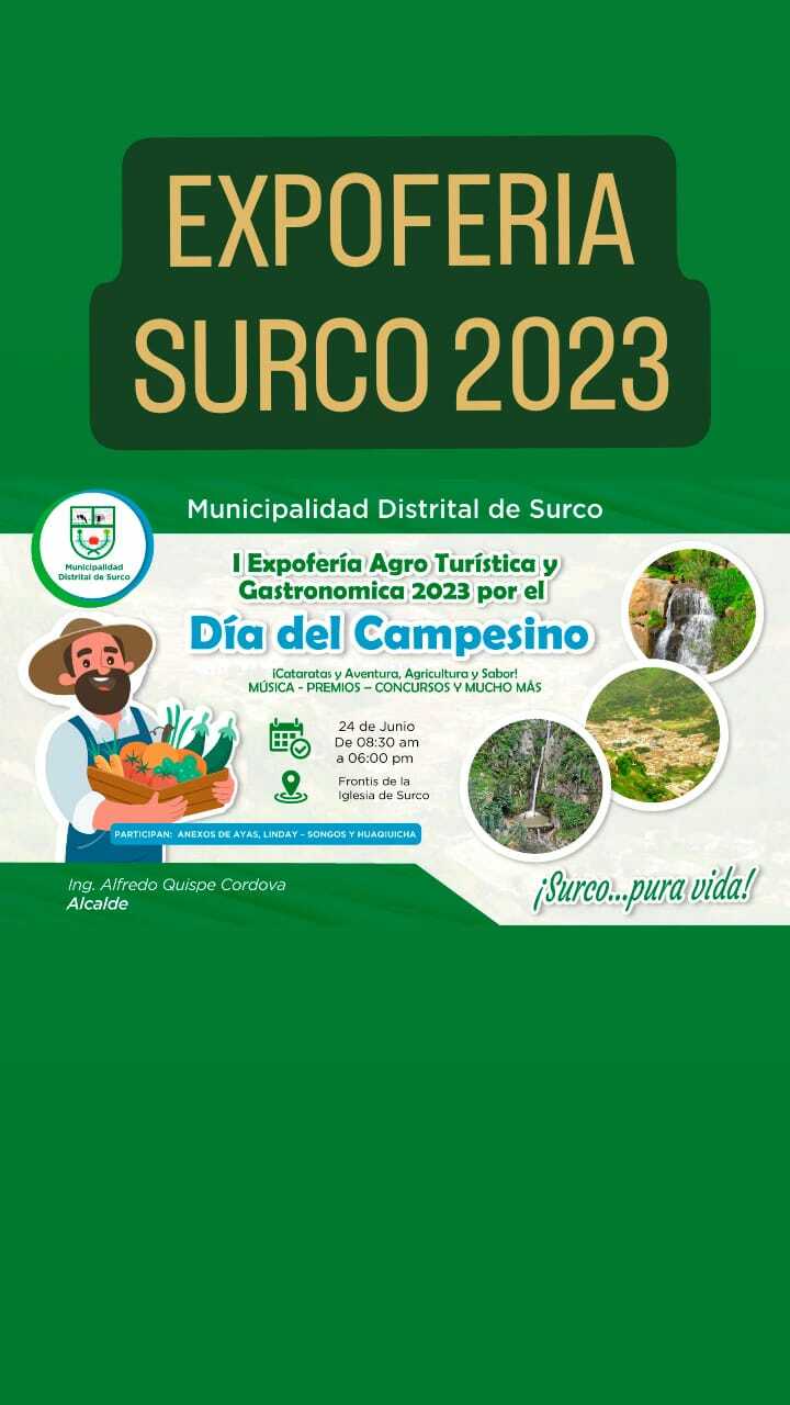 Este 24 de junio vamos a Surco, tierra de las cataratas limeñas