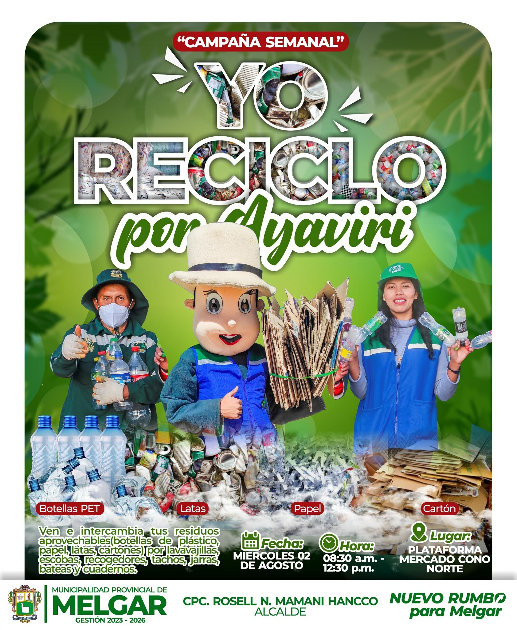 YO RECLICO POR AYAVIRI