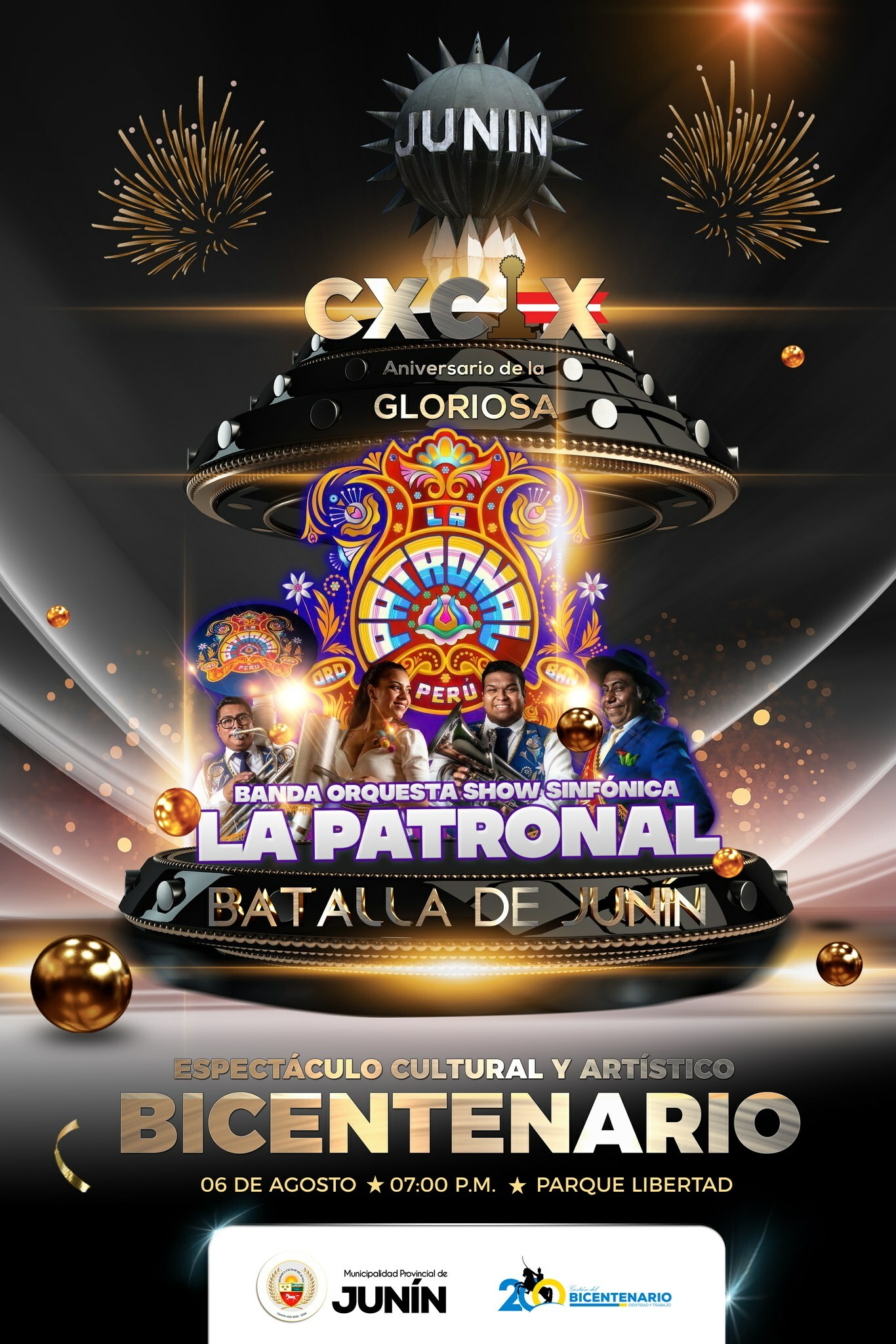 Espectáculo "Bicentenario": Celebración Mágica de la Gloriosa Batalla de Junín