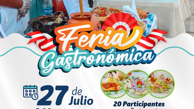 Gran Feria Gastronómica este 27 de Julio