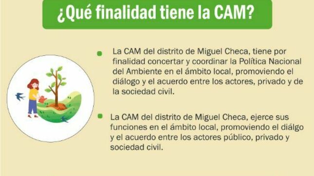 La Sub Gerencia de Gestión Ambiental y limpieza pública de la Municipalidad de Miguel Checa hace un llamado a las instituciones públicas y privadas, Asociaciones y ONGs registradas que quieran formar parte de la Comisión Ambiental Municipal (CAM), por un Miguel Checa más eco amigable.

Sólo hace falta tener buena actitud, ganas de apoyar, pertenecer al distrito de Miguel Checa📍 y comprometerte. 💪

¡Llena el siguiente formulario con tus datos y listo!
⬇⬇⬇
https://docs.google.com/.../1FAIpQLSfpN7NTPtjA5G.../viewform
RECUERDA TU COMPROMISO CON EL MEDIO AMBIENTE.
💚🌳