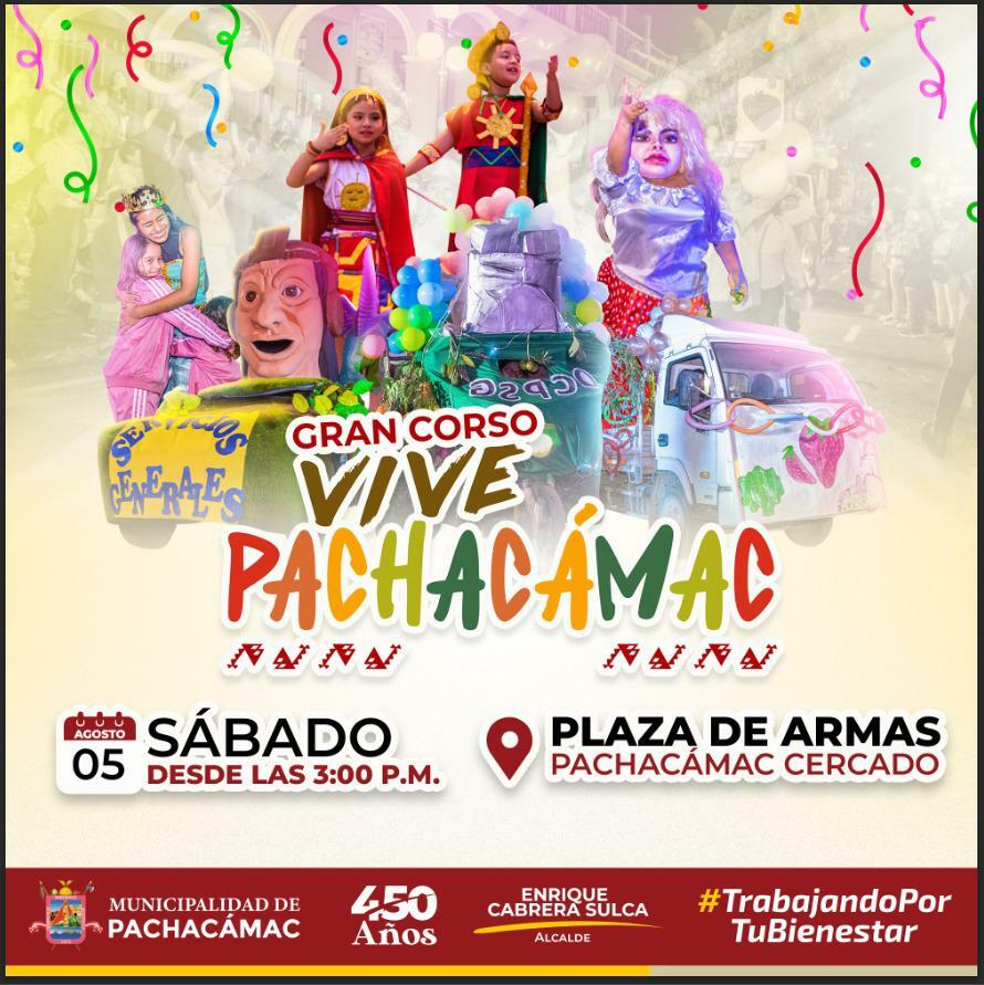 Flyer de invitación a corso
