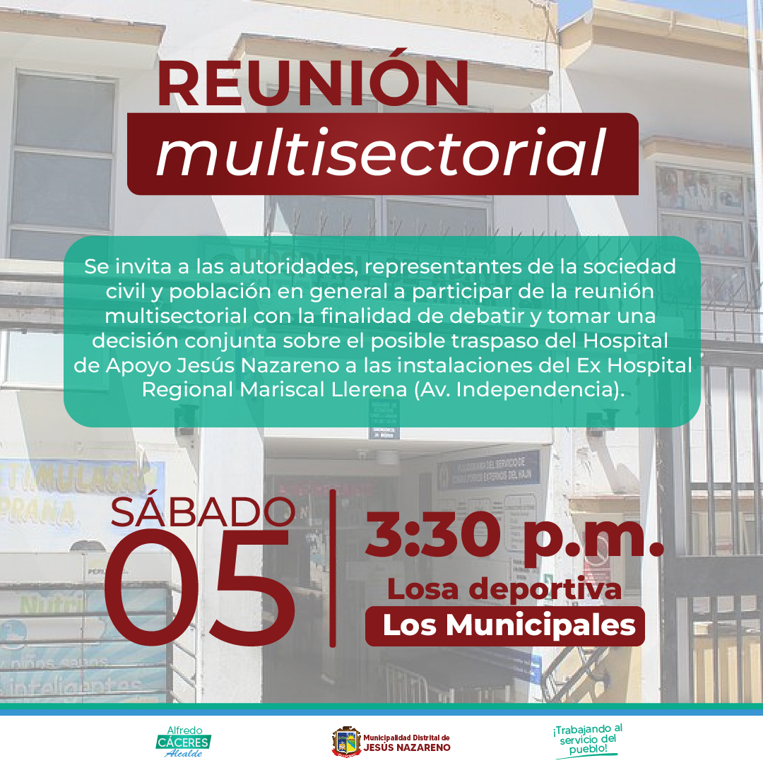 Reunión Multisectorial