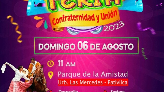 Este Domingo Vamos a la Feria de Confraternidad de la URB. las Mercedes