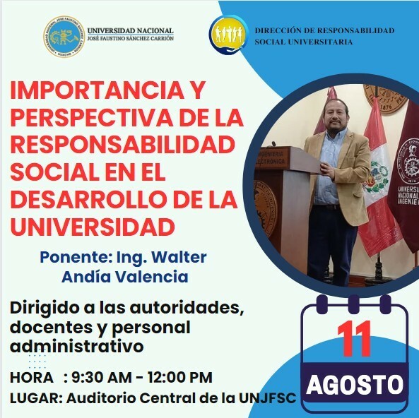 I SEMINARIO: IMPORTANCIA Y PERSPECTIVA DE LA RESPONSABILIDAD SOCIAL EN EL DESARROLLO DE LA UNIVERSIDAD