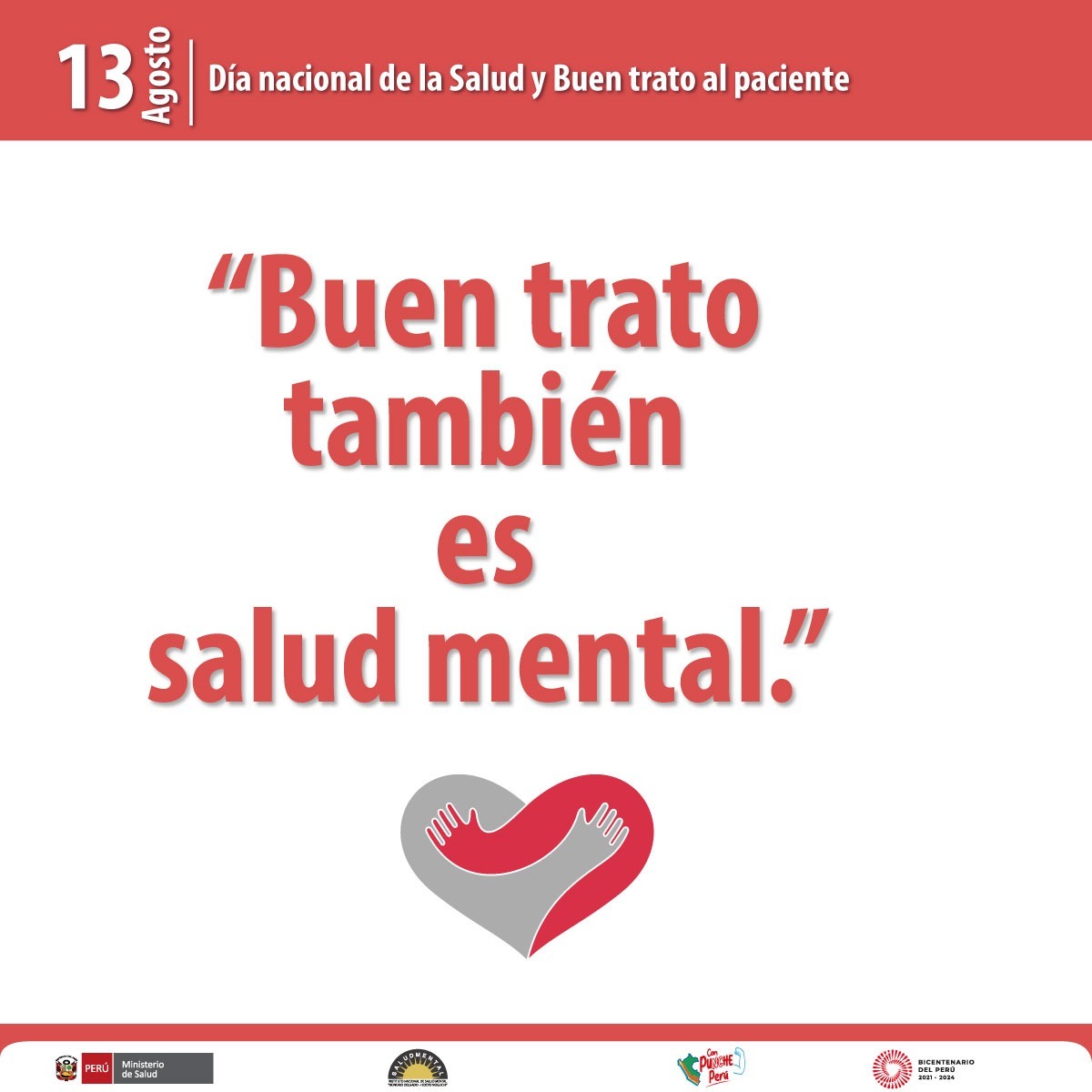 #BuenTratoTambiénEsSaludMental