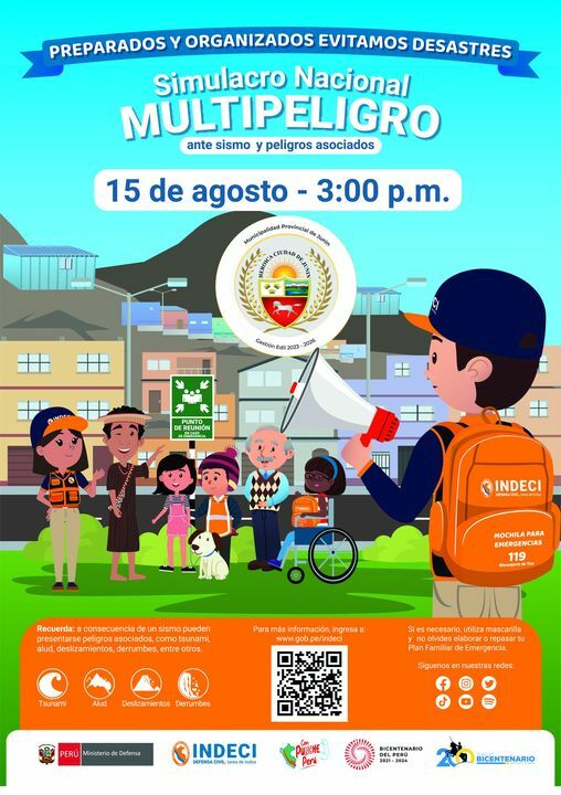Simulacro Nacional Multipeligro: Preparados para la Respuesta