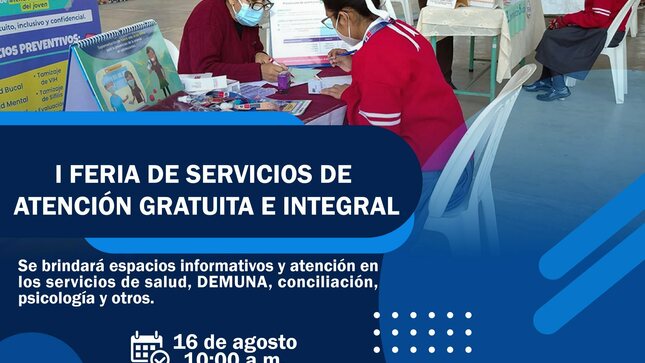 I Feria De Servicios De Atención Gratuita E Integral