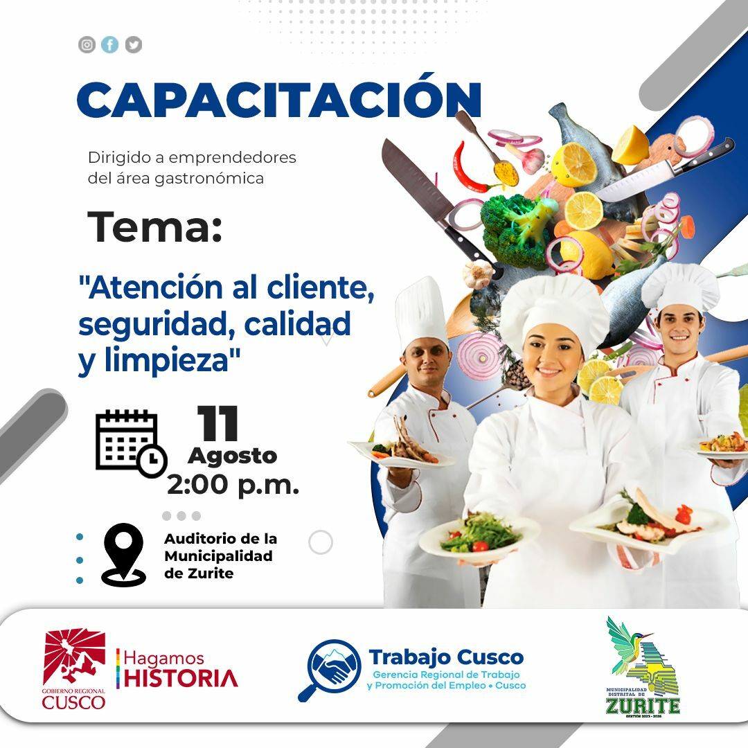 Atención al cliente , Seguridad, Calidad y Limpieza