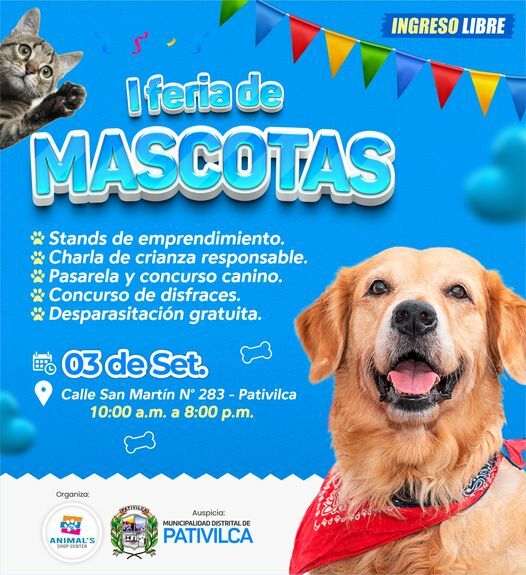 Pativilca se Viene la Primera Feria de Mascotas