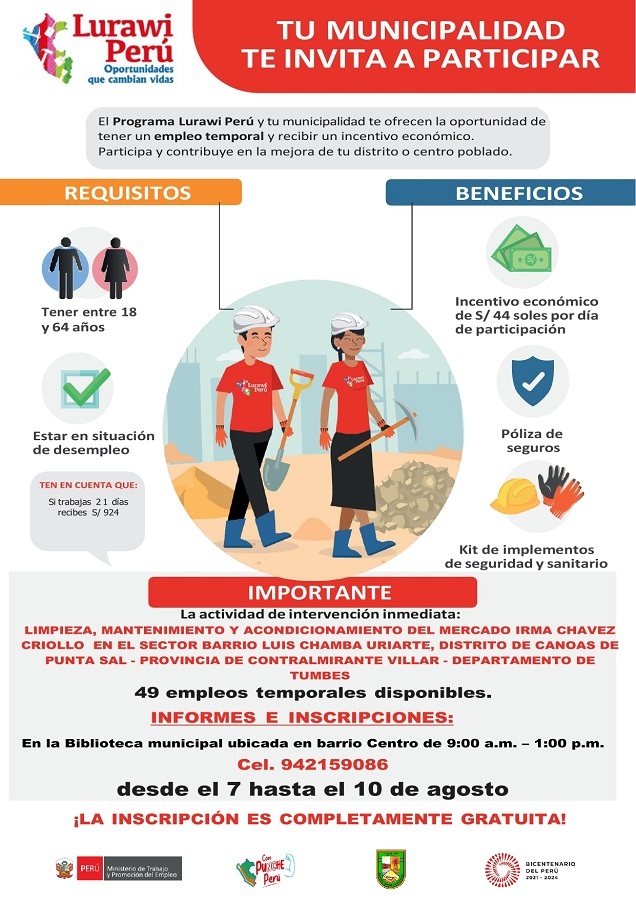 Tercera convocatoria Lurawi Perú