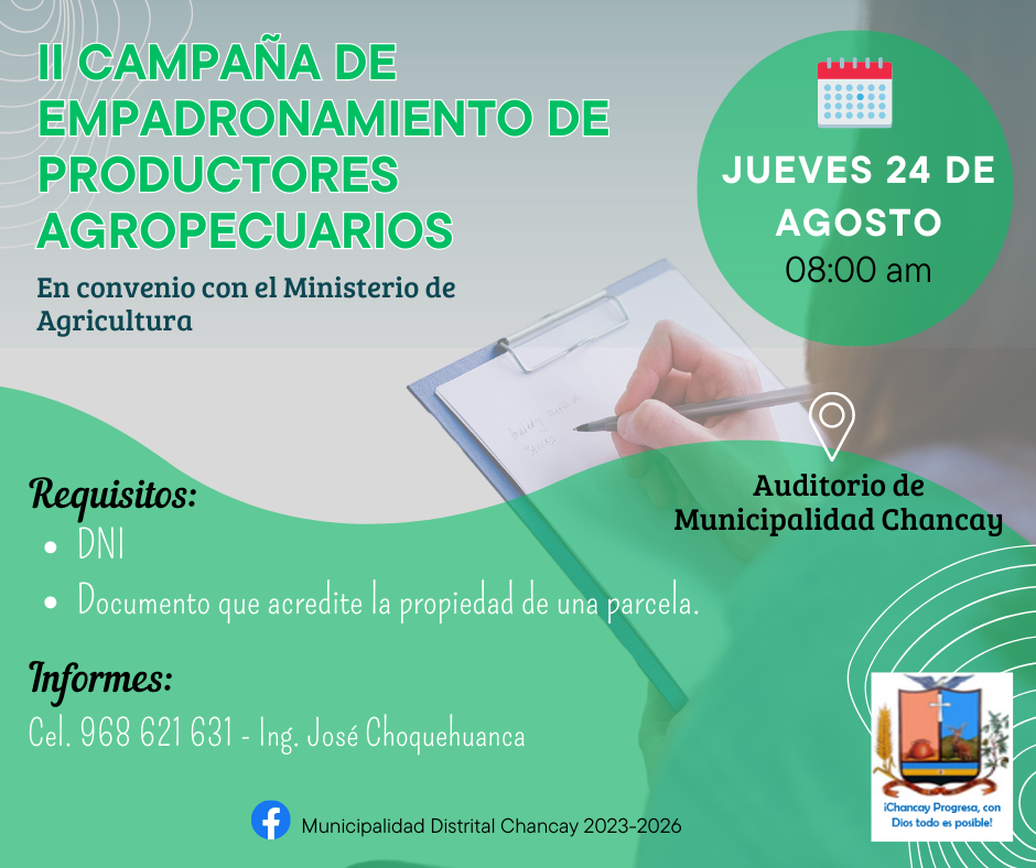 II Campaña de Empadronamiento de Productores Agropecuarios