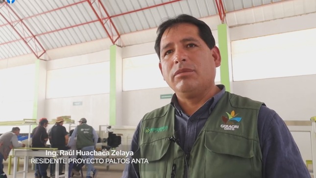Capacitación especializada del proyecto Paltos.