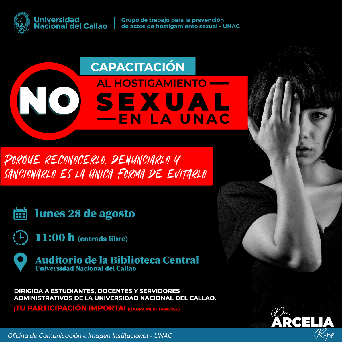 [CAPACITACIÓN] Dile NO al hostigamiento sexual en la UNAC