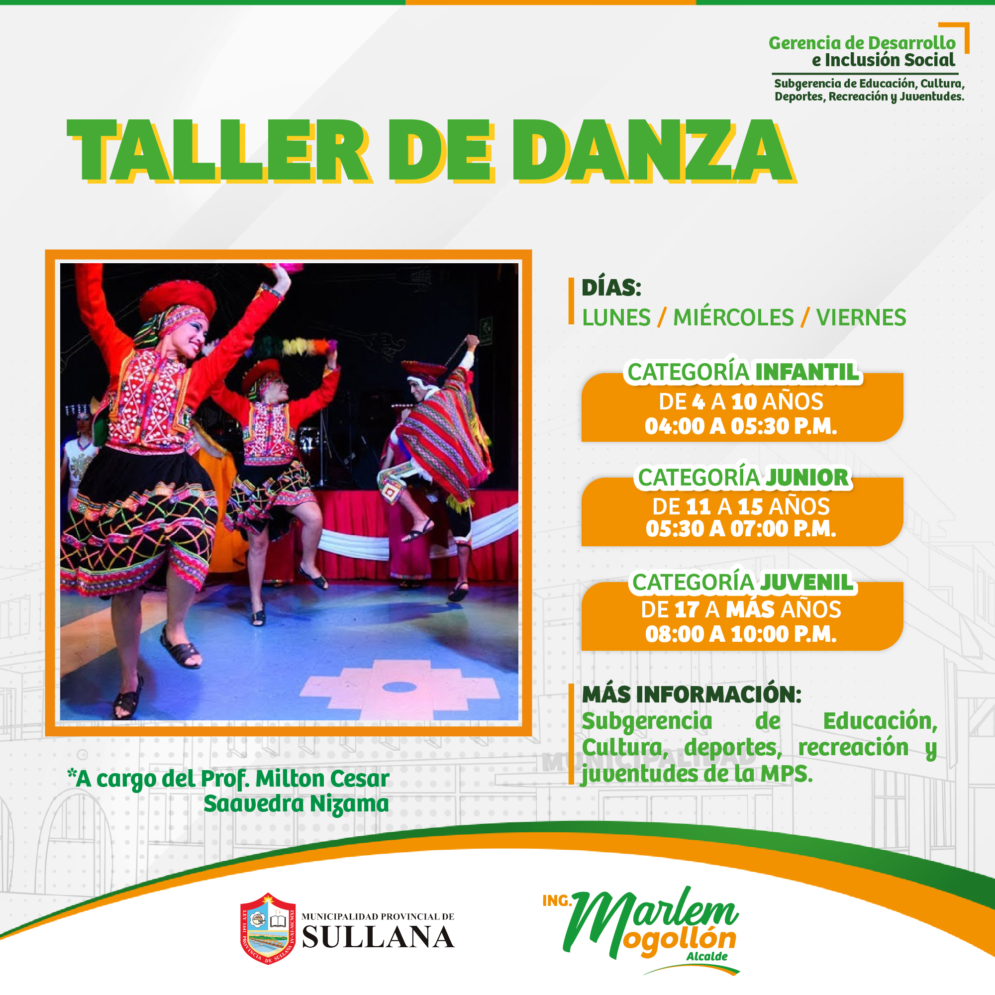 Inscripciones Abiertas Para Taller De Danza