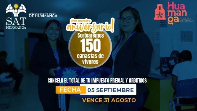 Sortearemos 150 canastas de víveres