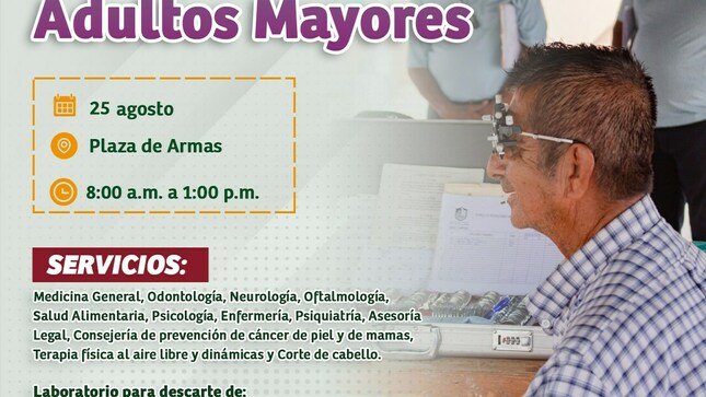 Campaña de Salud Integral Gratuita para Adultos Mayores