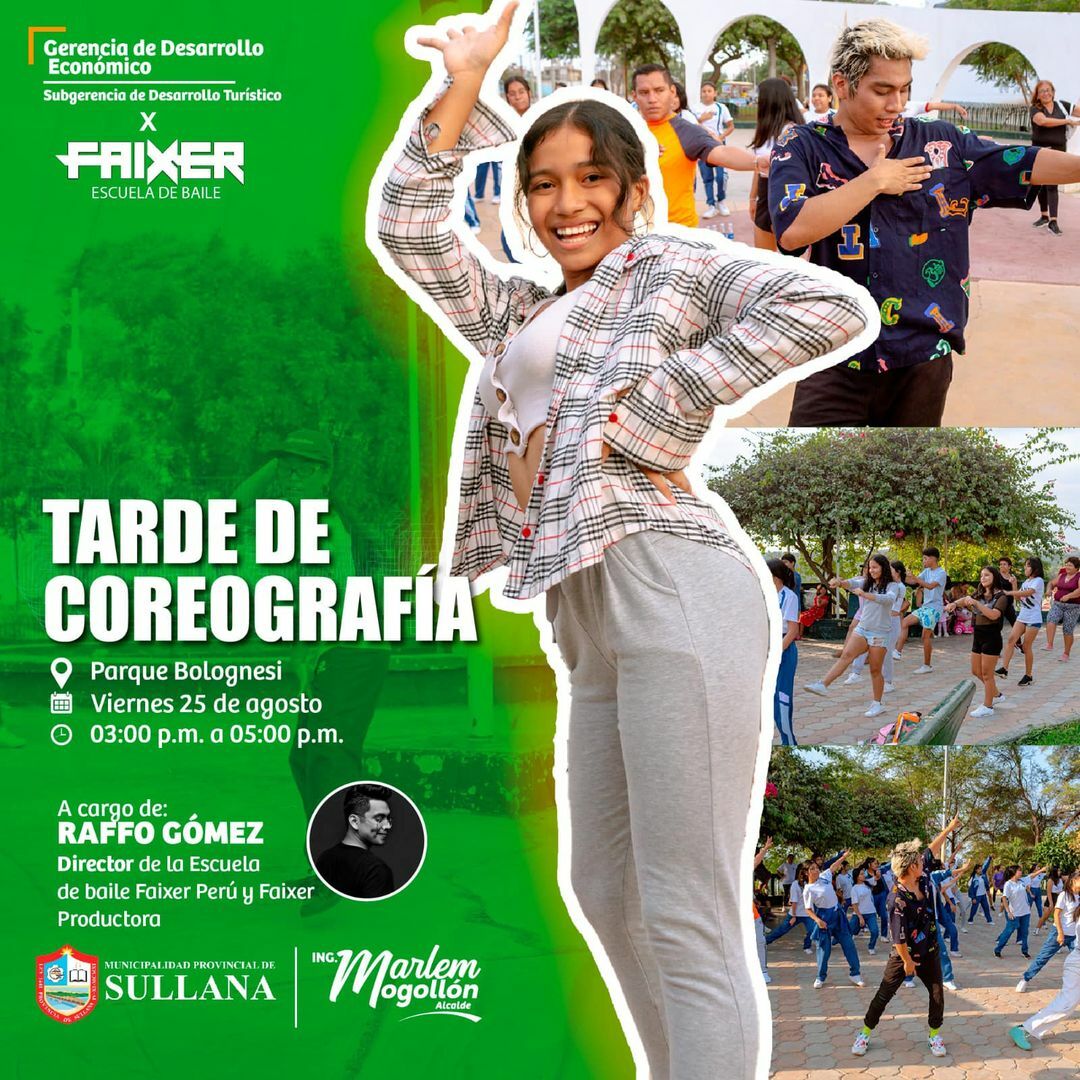 Ven y participa de la "TARDE DE COREOGRAFÍA"