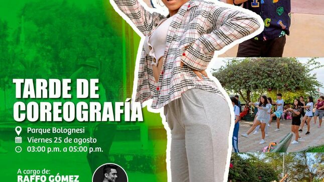 Ven y participa de la "TARDE DE COREOGRAFÍA"