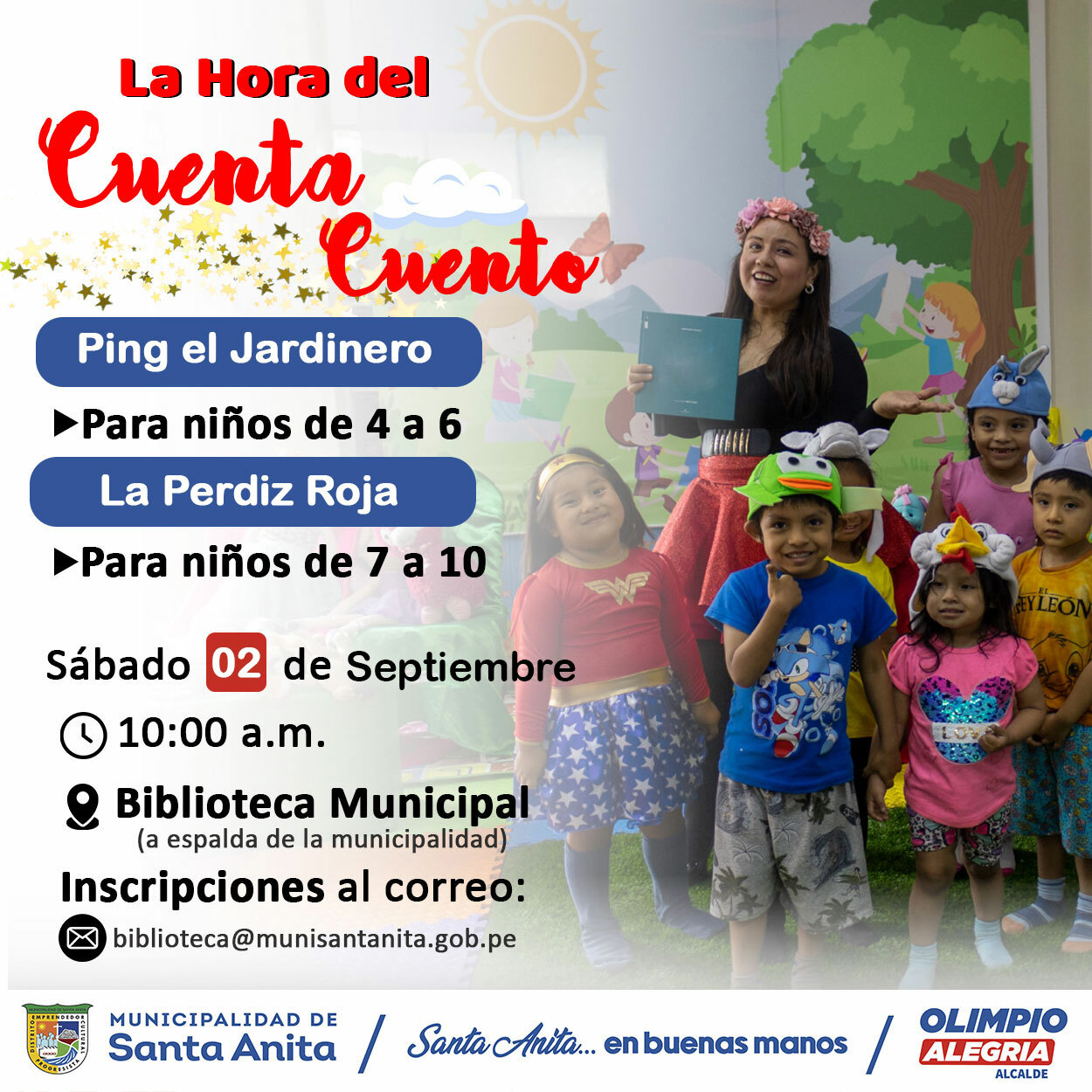 La Hora del Cuenta Cuento 2 Septiembre