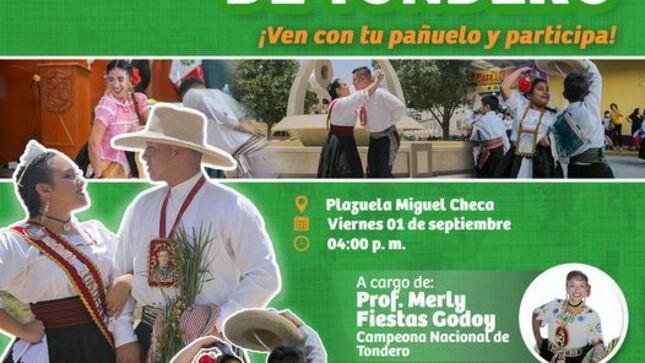 Ven y participa de la "CLASES GRATUITAS DE TONDERO"