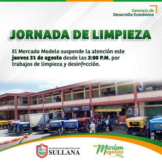 Limpieza Mercado Modelo de Sullana