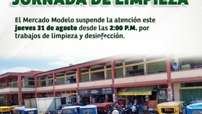 Limpieza Mercado Modelo de Sullana