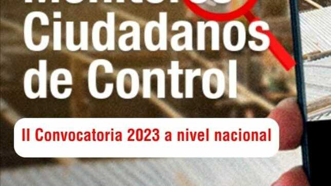 Cronograma de Monitores Ciudadanos de Control.