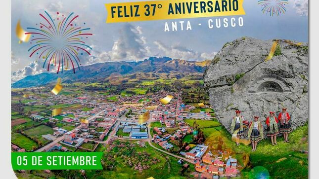 Feliz Aniversario Distrito de Ancahuasi