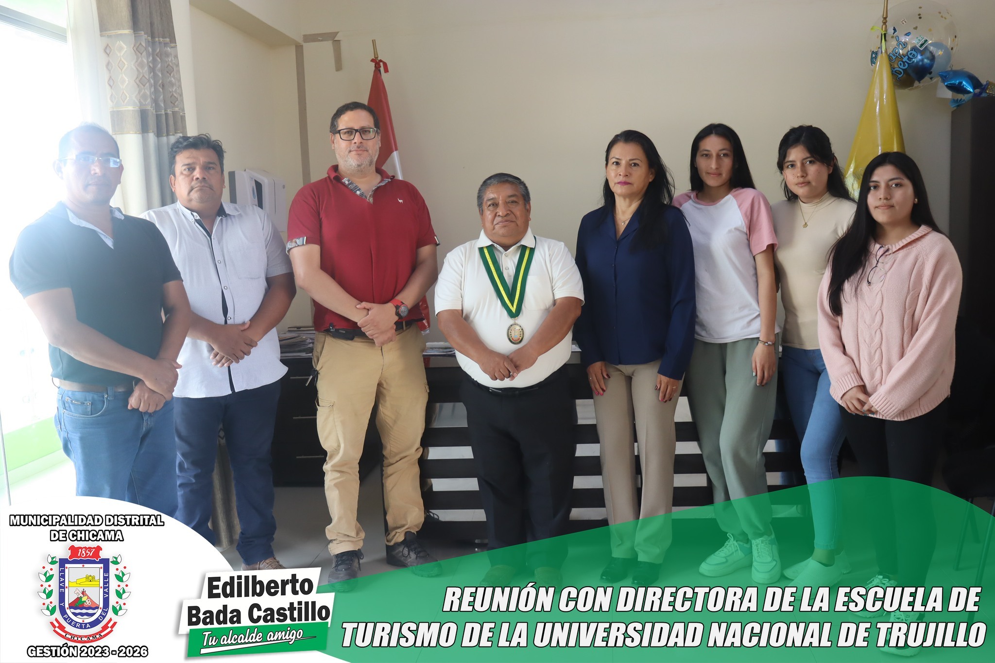 Reunión con la Directora de la Escuela de Turismo